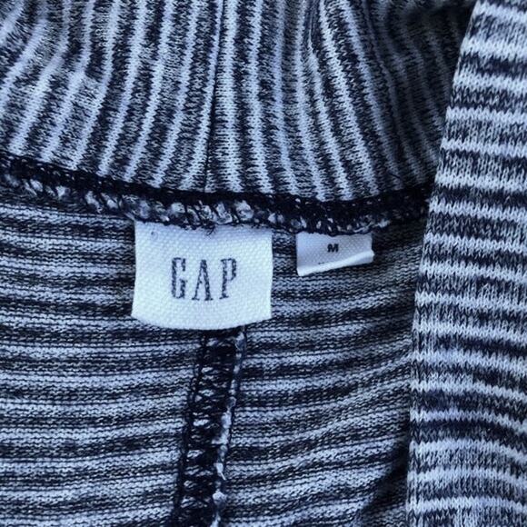 Gap Softspun Navy Long Sleeve Striped Open Front Cardigan Size Medium - Picture 7 of 7